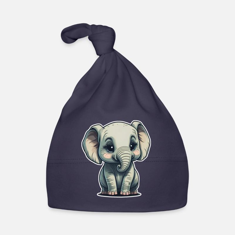 Mignon bébé éléphant éléphant Bonnet bio Bébé
