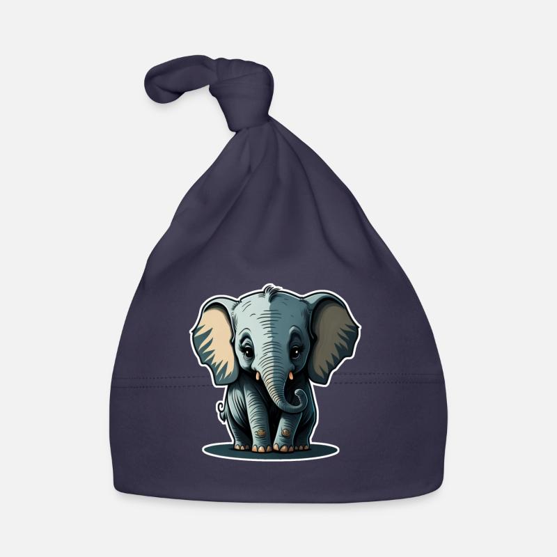 Mignon bébé éléphant éléphant Bonnet bio Bébé