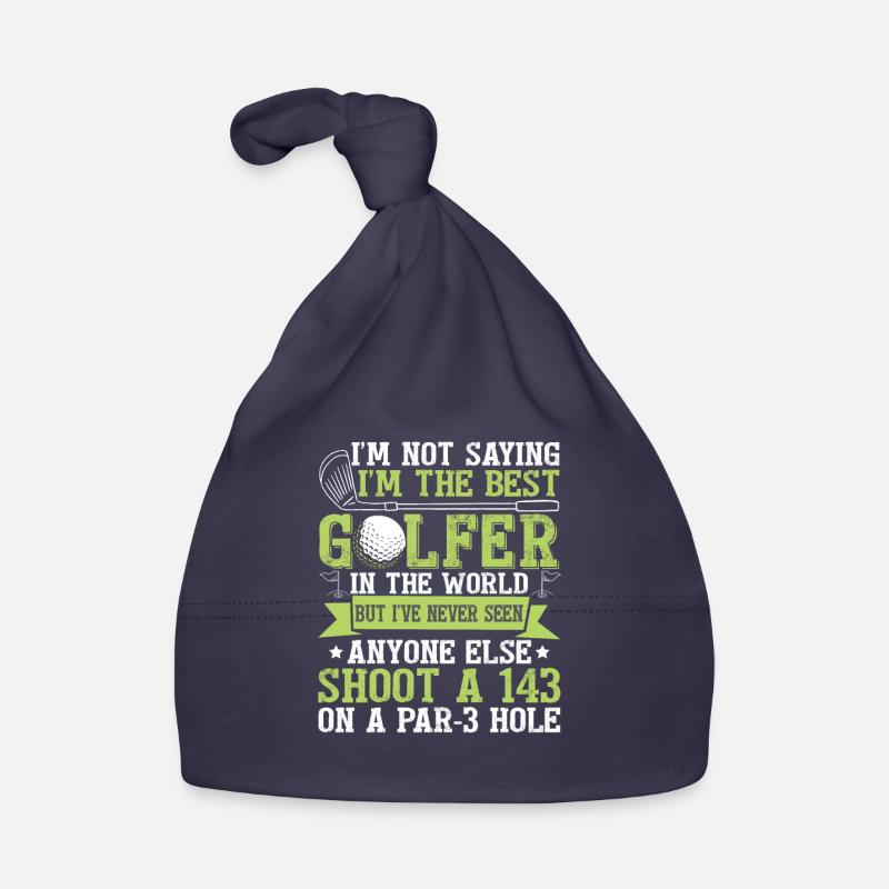 Ich bin der beste Golfer Baby Bio-Mütze