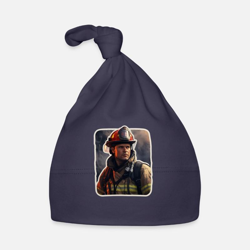 Feuerwehrmann Baby Bio-Mütze