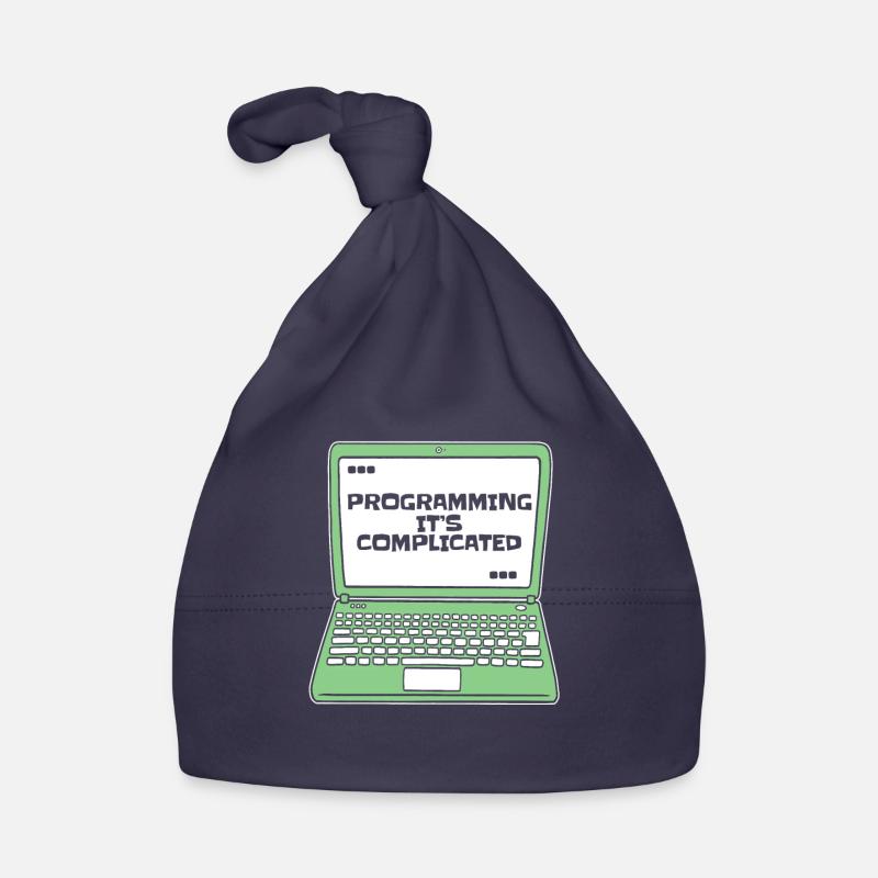 Programming It's Complicated Developer Coder Organic Baby Cap