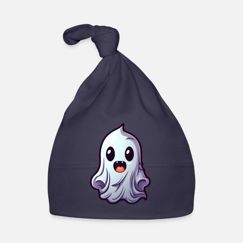 Cute Ghost Halloween Organic Baby Cap