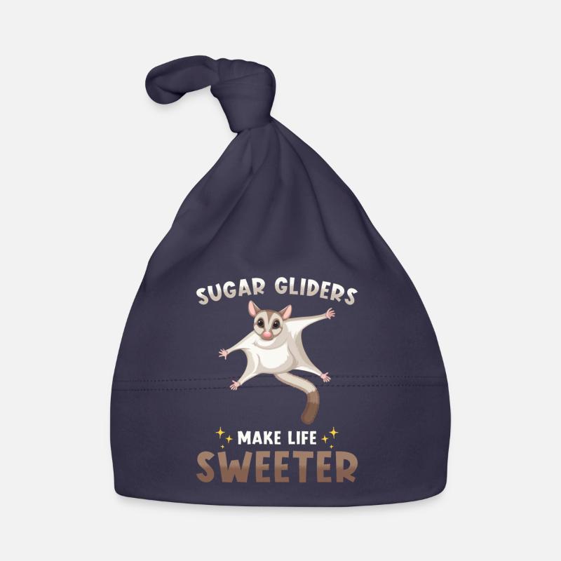 Sugar Glider Saying Organic Baby Cap