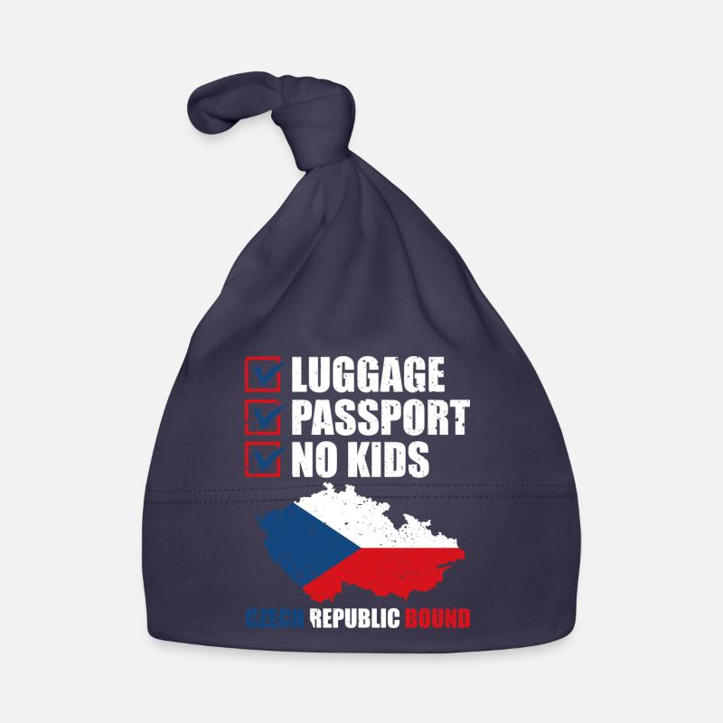 Baggage Pass Czech Republic Bound Organic Baby Cap