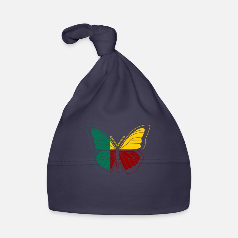 Bénin - Bonnet bio Bébé - marine