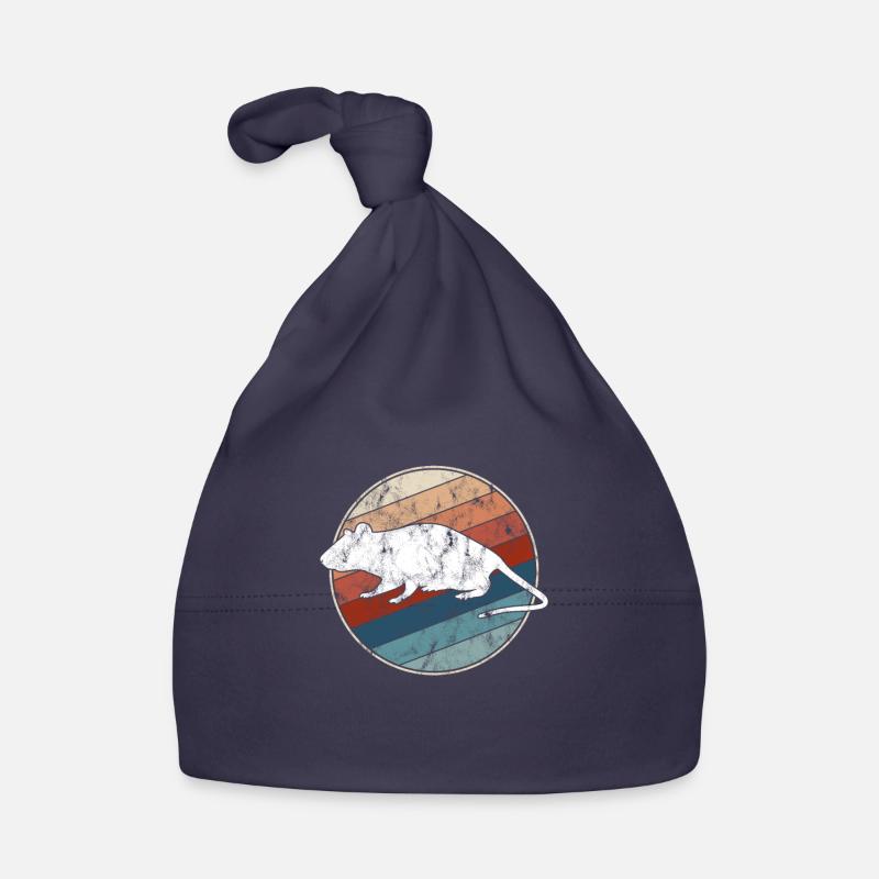 Mouse Retro Organic Baby Cap