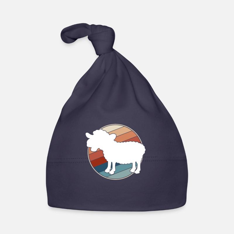 Sheep Retro Organic Baby Cap