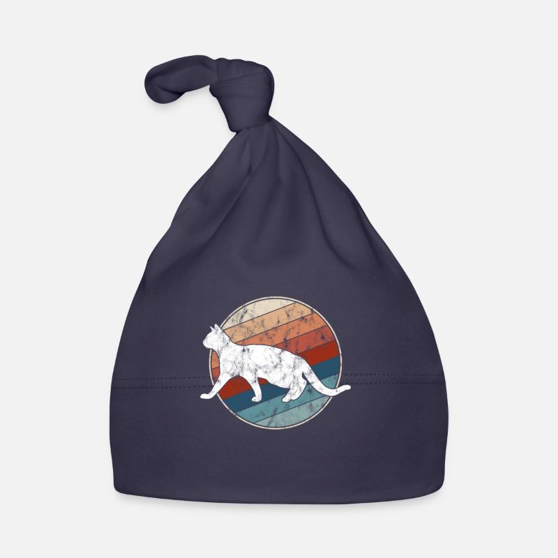 Chat Rétro Bonnet bio Bébé