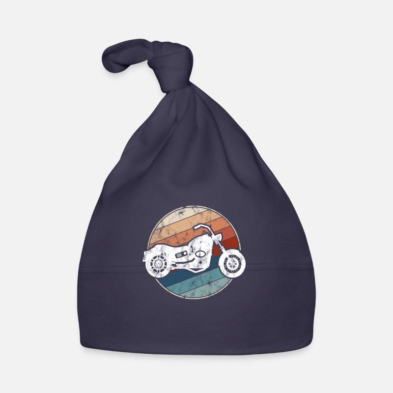 Motorcycle Retro Organic Baby Cap