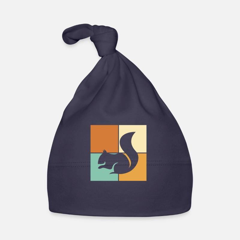 Squirrel Organic Baby Cap