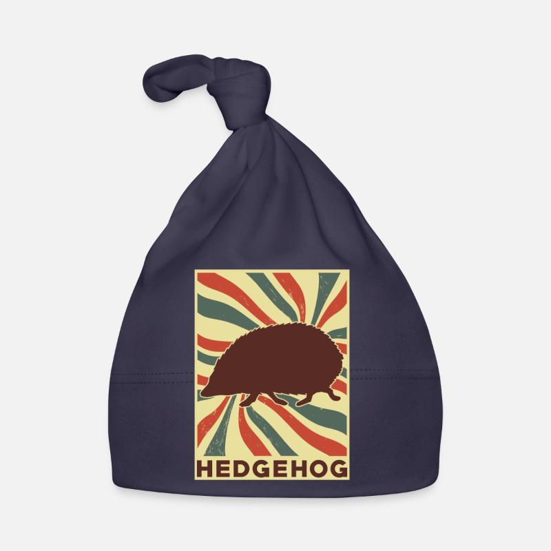 Hérisson Rétro Vintage Bonnet bio Bébé