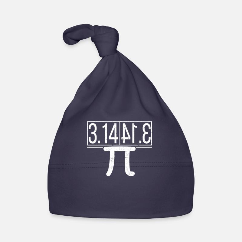 Happy Pi Day Mirror Image 3.14 Pie Cool Math Baby Bio-Mütze