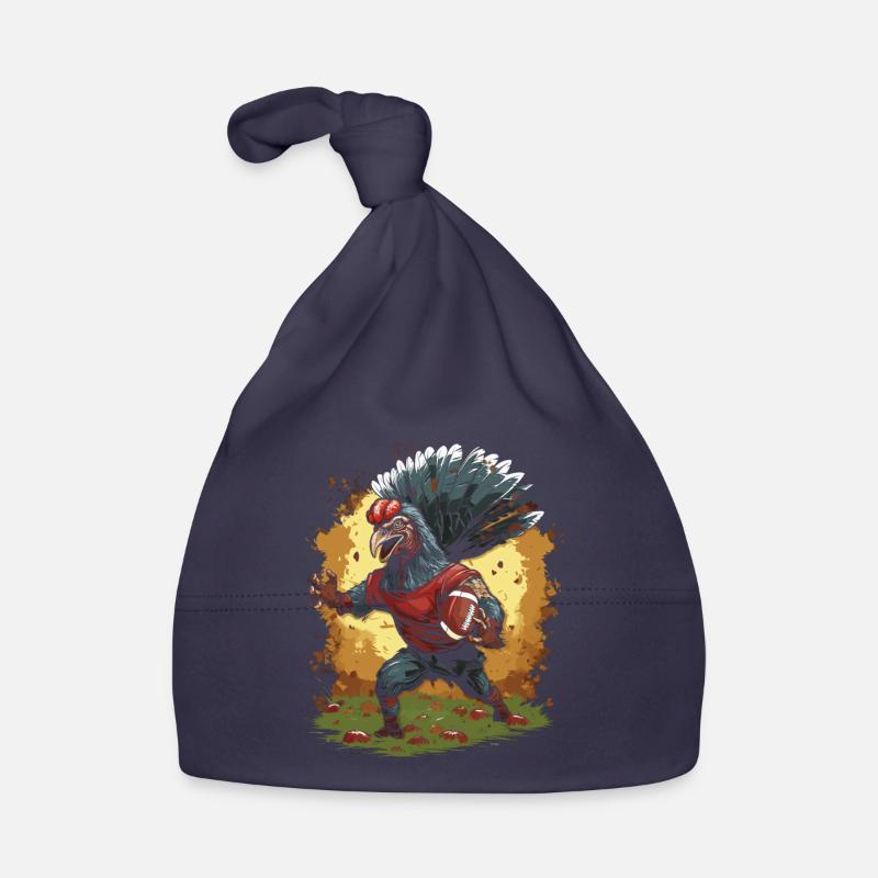 Touchdown du quart-arrière de Thanksgiving Turkey Bonnet bio Bébé