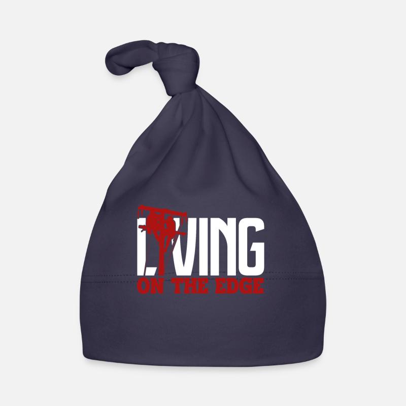 Lineman Lineman Living On The Edge Organic Baby Cap