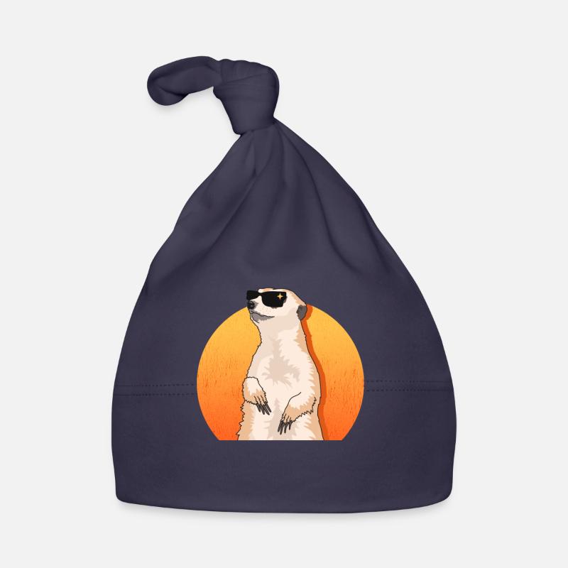 Erdmännchen Cool Lustiges Erdmännchen Geschenk Baby Bio-Mütze