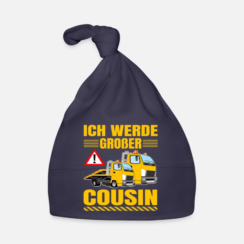 Ich Werde Großer Cousin Abschlepper bald Cousin Baby Bio-Mütze