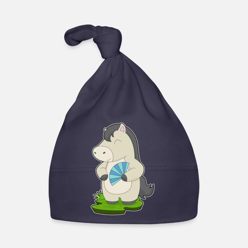 Éventail de main de cheval Bonnet bio Bébé