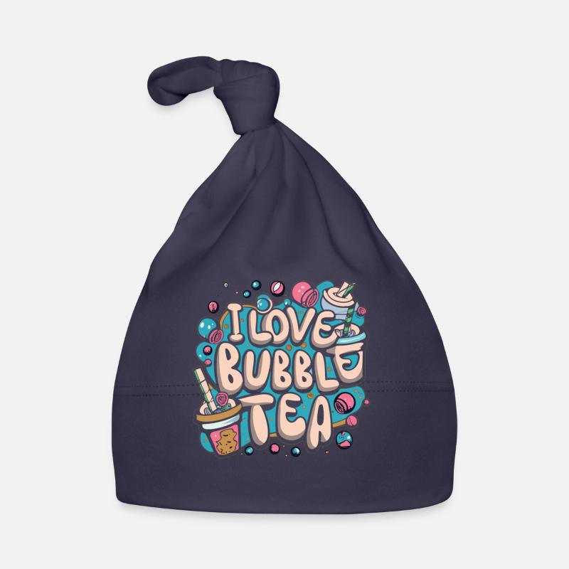 Bubble Tea Dreams - Amour, Vie, Bubble Tea! Bonnet bio Bébé
