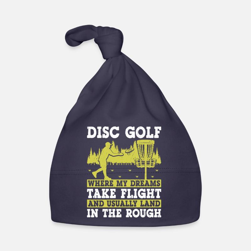 Disc Golf Player Disc Golfer Frisbee Player Par Pu Bonnet bio Bébé