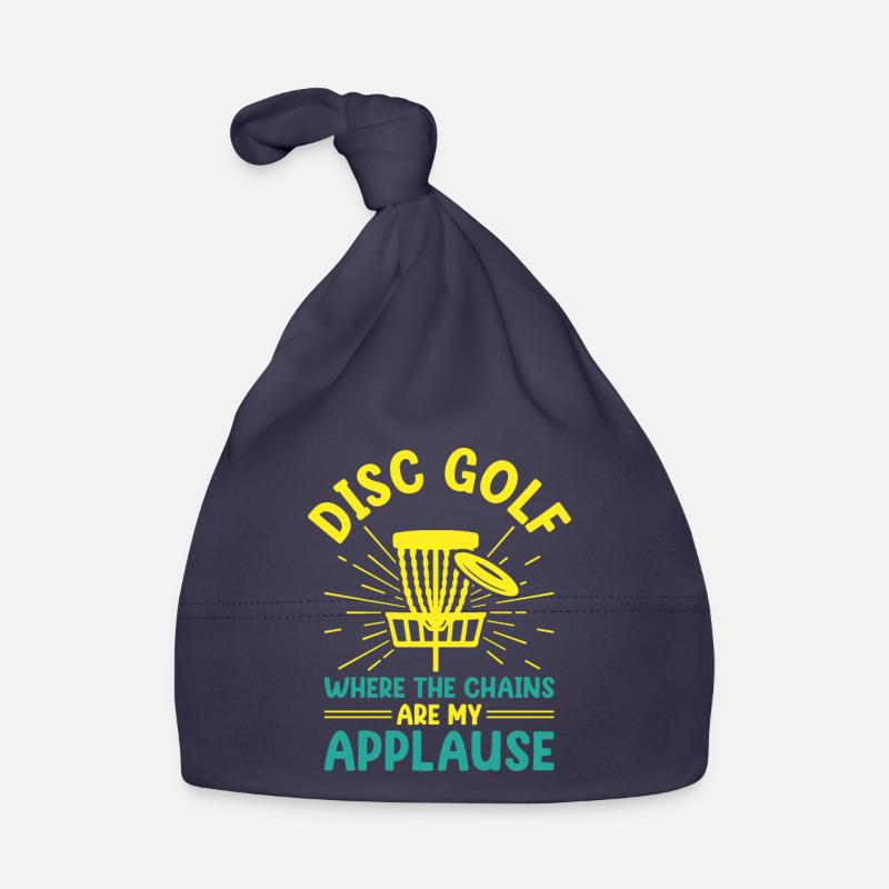 Disc Golf Player Disc Golfer Frisbee Player Par Pu Bonnet bio Bébé