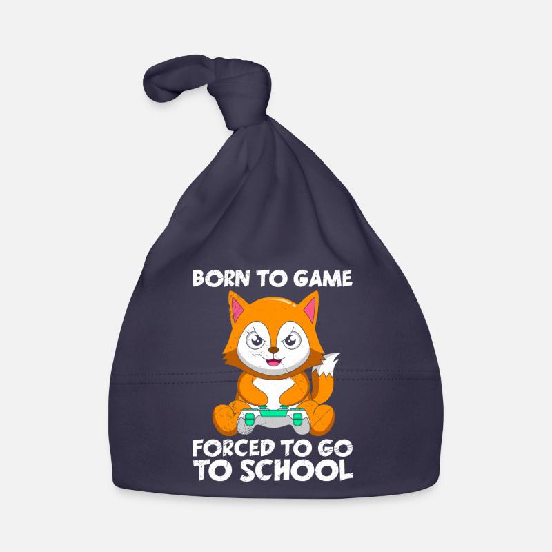 Chat de jeu forcé d’aller à l’école Joueur vidéo Bonnet bio Bébé