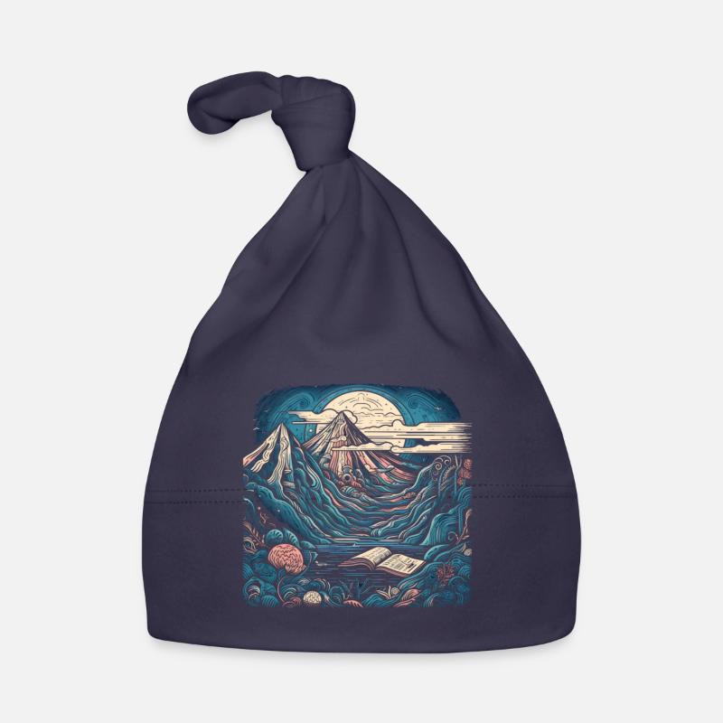 Book Reading Bookaholic Read Library Teacher Organic Baby Cap