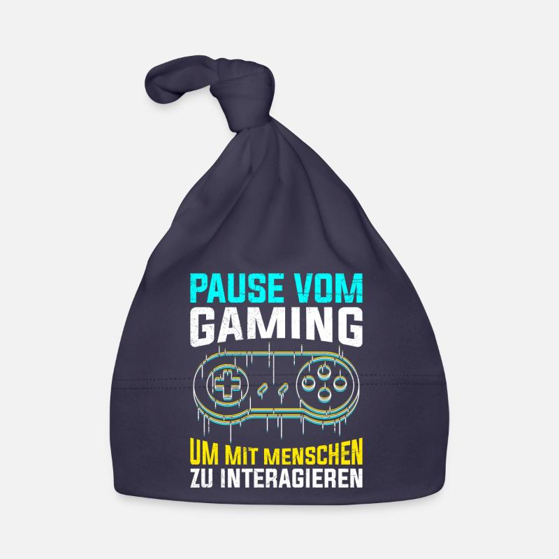 Video Spieler Pause vom Gaming Controller Video Baby Bio-Mütze