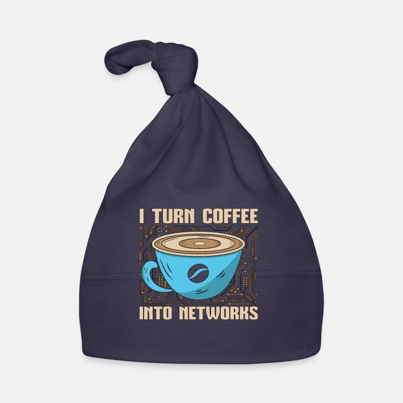 Network Engineer I Turn Coffee Into Programmer Organic Baby Cap
