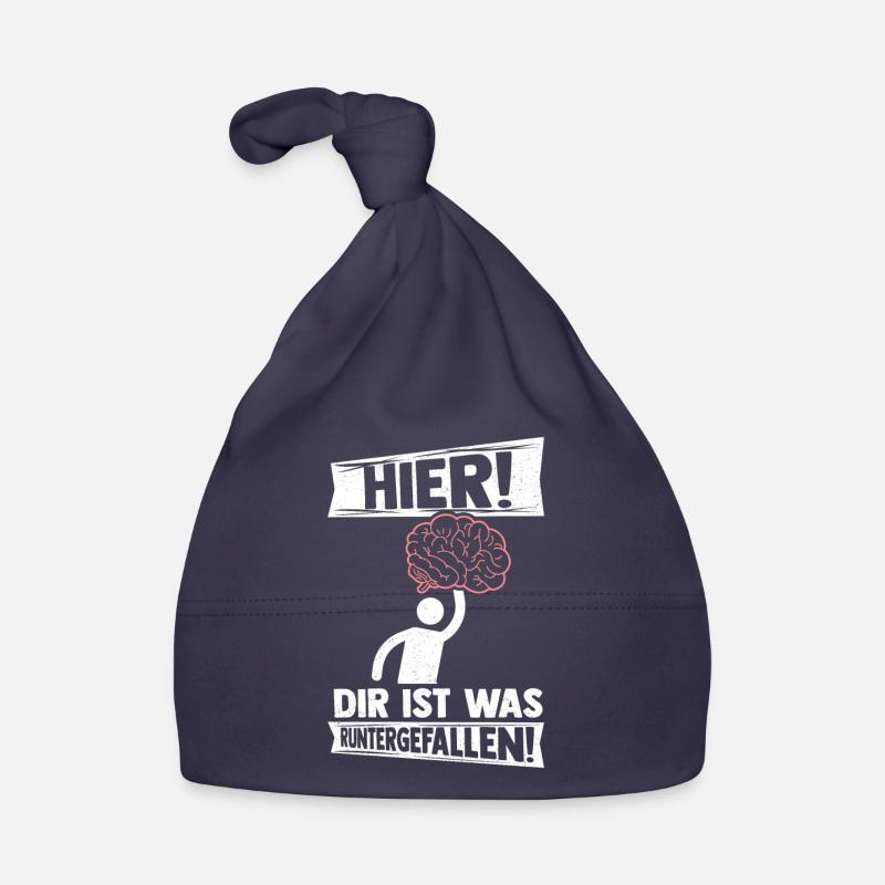 Hier! Dir Ist Was Runtergefallen! Strich Figur Geh Baby Bio-Mütze