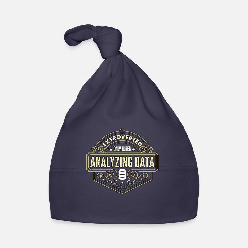 Data Analyst Extroverted Only When Data Scientist Organic Baby Cap