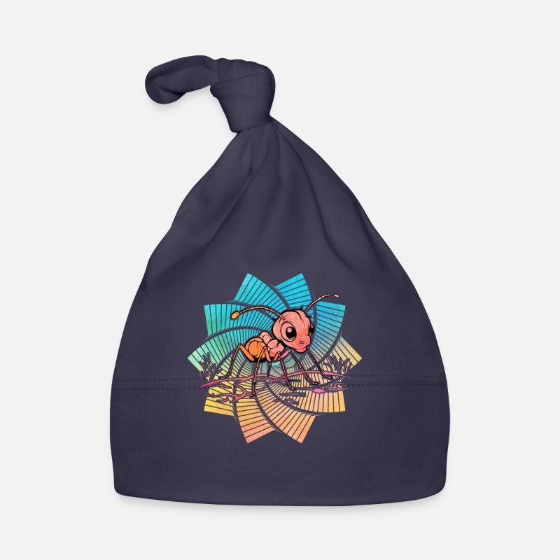 Fourmi rétro Bonnet bio Bébé