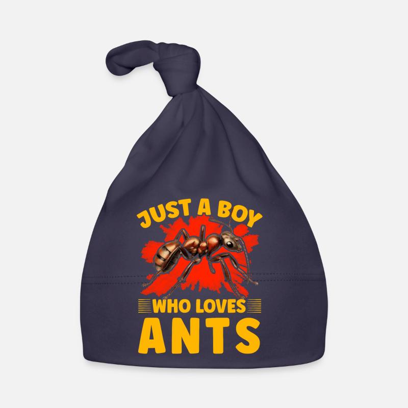Juste un garçon qui aime les fourmis Bonnet bio Bébé
