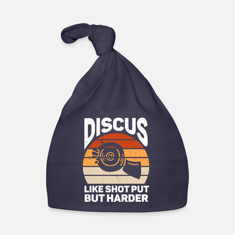 Discus thrower Athletics Disc throw Organic Baby Cap