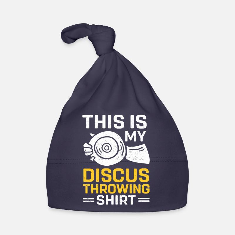 Discus thrower Athletics Disc throw Organic Baby Cap