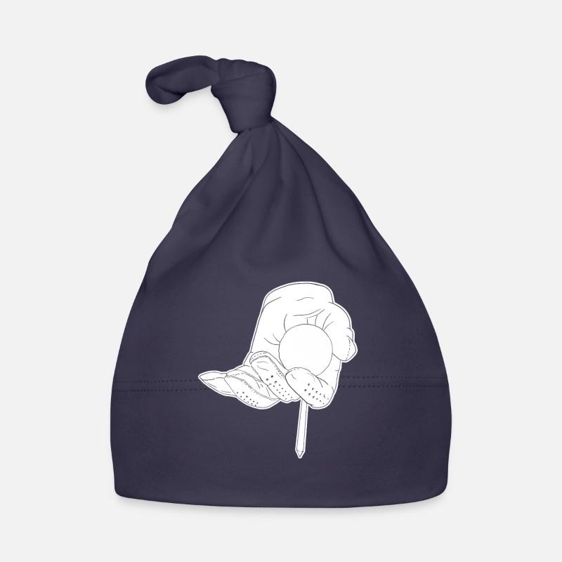 Golf Golfer Golfen Baby Bio-Mütze