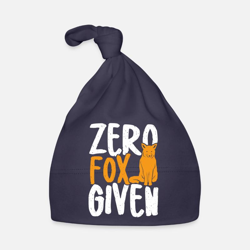 Zero fox given Organic Baby Cap