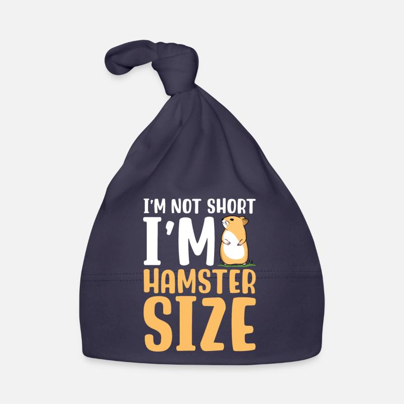 Ich bin nicht klein, ich bin Hamstergröße Baby Bio-Mütze
