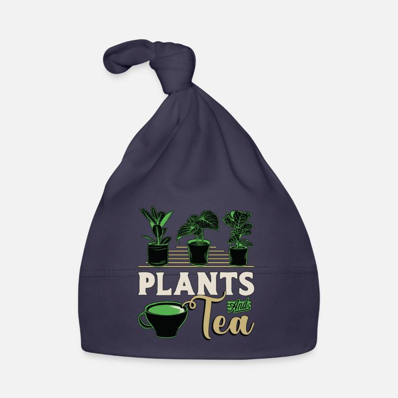 Herbal Tea Plants And Tea Herbalist Tea Drinker Baby Bio-Mütze