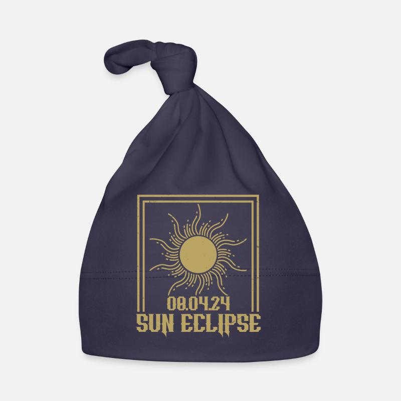 Total Solar Eclipse Usa April 8, 2024 Organic Baby Cap