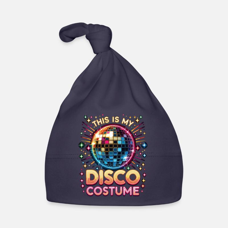 C’est mon costume de disco - Bonnet bio Bébé - marine