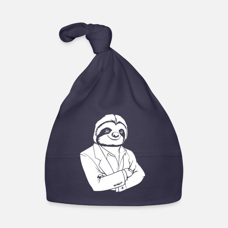 Sloth Organic Baby Cap