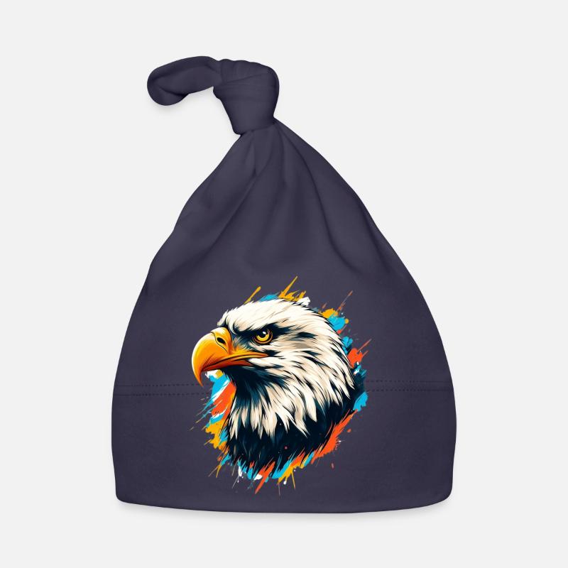 Bald Eagle Organic Baby Cap