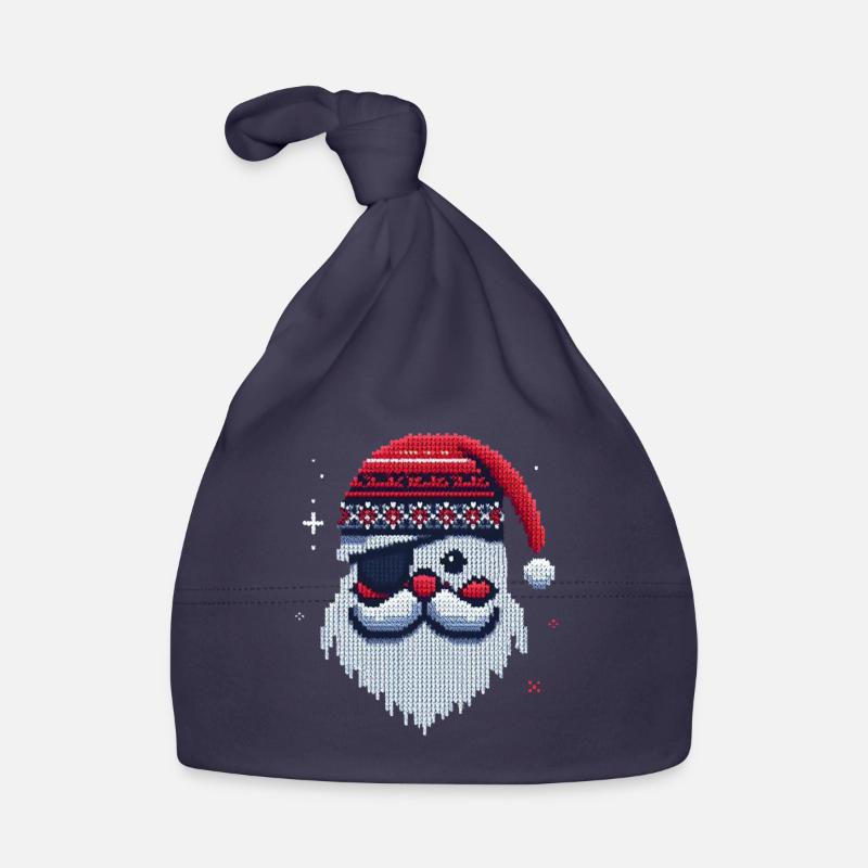 Santa Claus Kawaii Knitting Pattern Organic Baby Cap