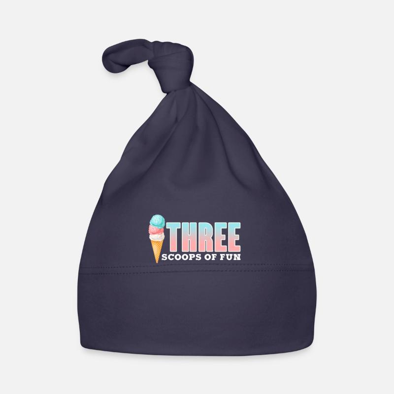 Crème glacée Crème glacée Crème glacée Cadeau d’été Bonnet bio Bébé