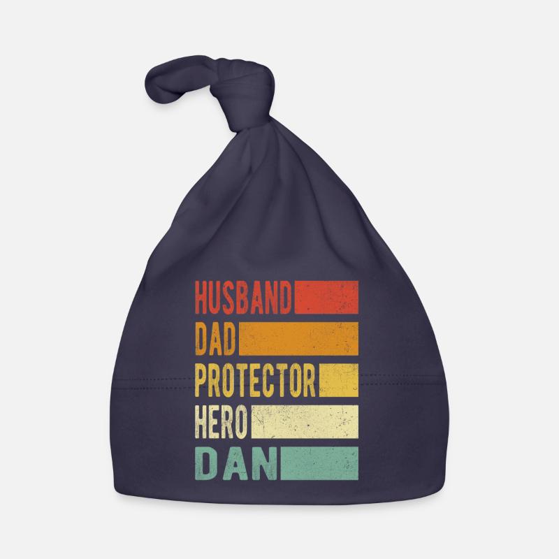 Dan nom papa cadeau Bonnet bio Bébé