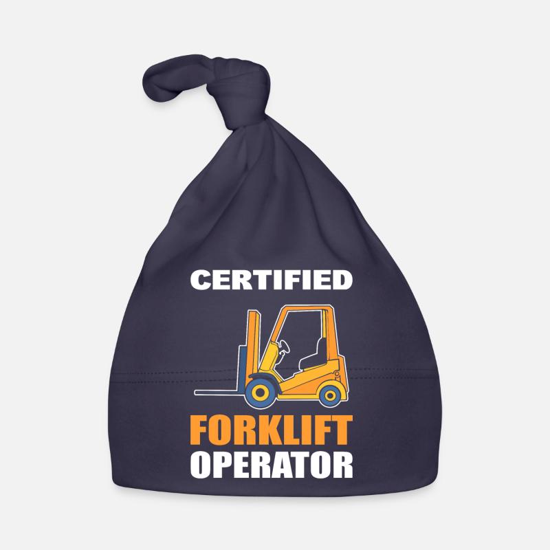 Certified Forklift Operator Gabelstaplerfahrer Baby Bio-Mütze