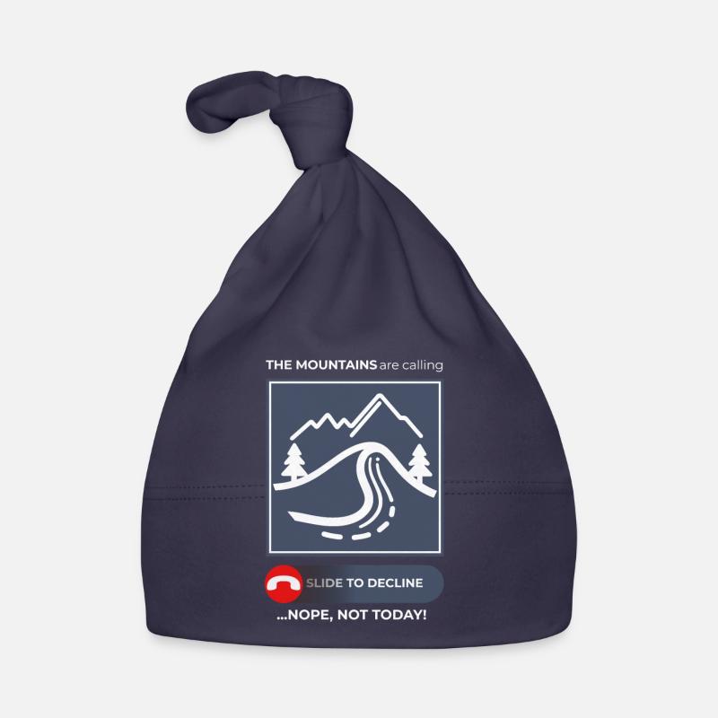 Graphismes de loisirs de montagne Bonnet bio Bébé