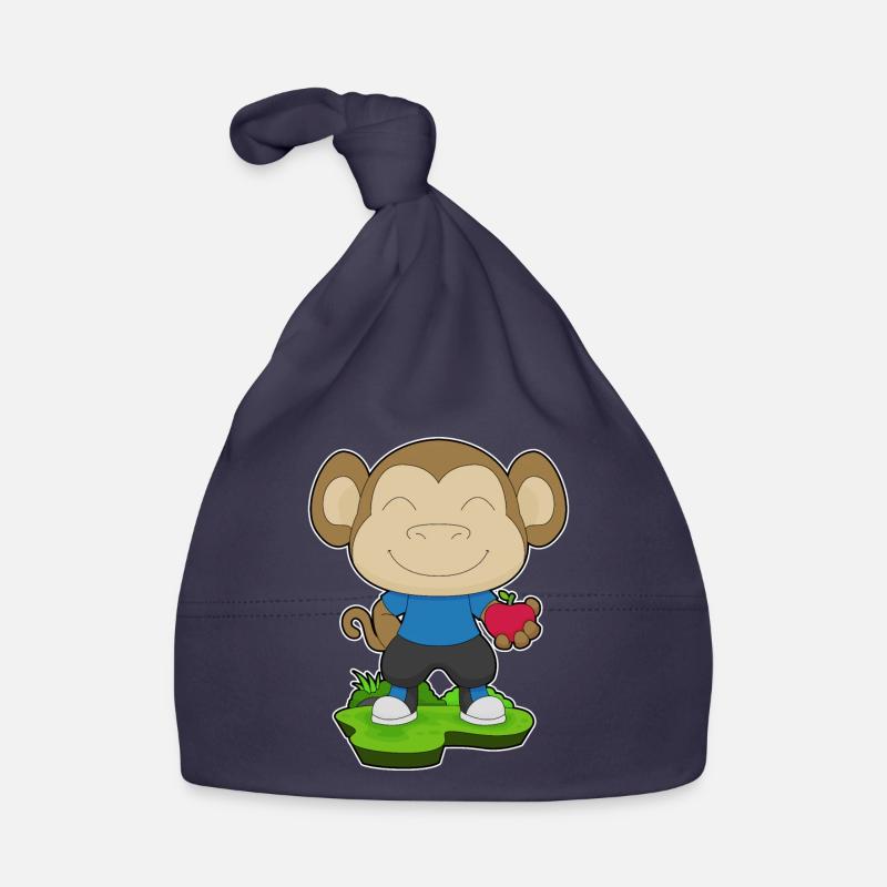 Monkey Apple Organic Baby Cap