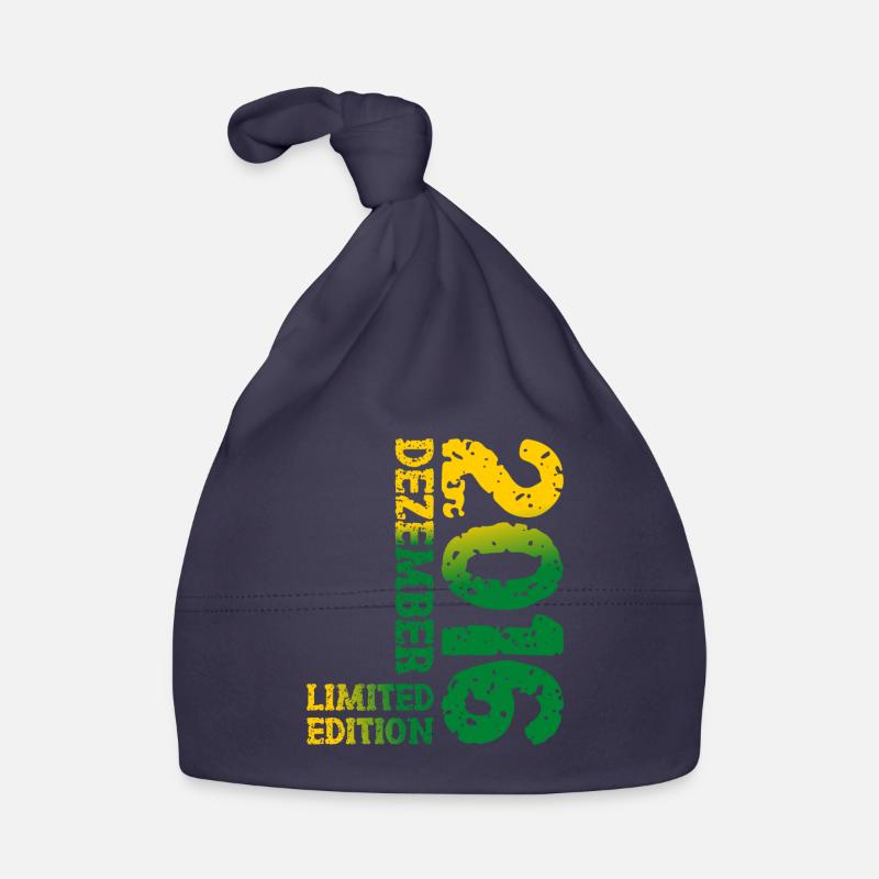 2016 December Limited Edition 7th Birthday Decoration Organic Baby Cap