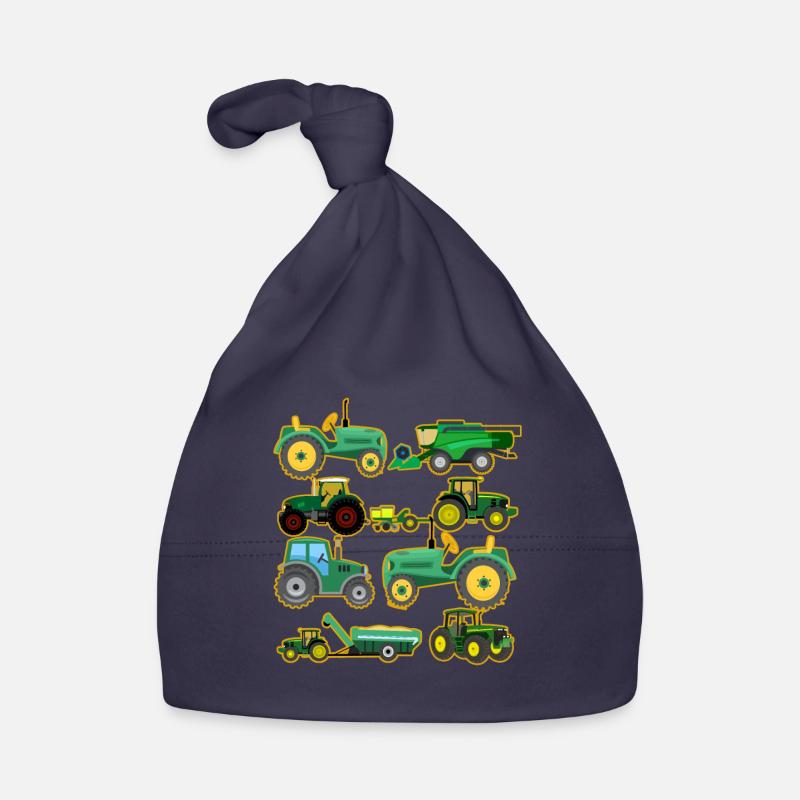 Tractor Lover Funny Tractor Gift Organic Baby Cap